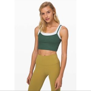 Better Best Cropped Tank in Algae Green/Springtime